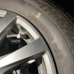 受け渡し予定者決まりました　スタッドレス4本セット　155/65R13  ブリヂストン　2013年製の画像
