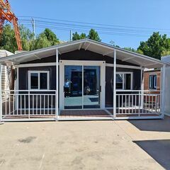 20FT2寝室1リビング１キッチン１浴室付きコンテナユニットプレハブハウス事務所仮設住宅店舗職員寮高度カスタム高品質断熱半日設置移動の画像