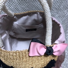美品　アジョリー　かご　バッグの画像