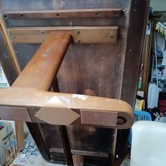 長テーブル（195x95使用感あり）イス2の画像