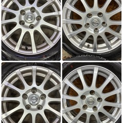 195/60R16🌈日産純正アルミ+スタッドレスセット‼️16×6.5J、+45、5H5pcd114.3🌈セレナ等、委の画像