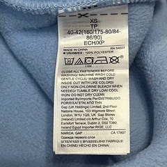 GAPハーフジップ ボア フリース パーカー オーバーサイズの画像