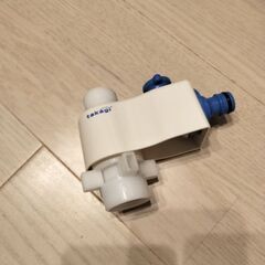 タカギ ホースリール20m おしゃれ ブラウンの画像