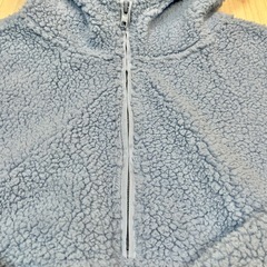 GAPハーフジップ ボア フリース パーカー オーバーサイズの画像