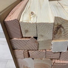 薪　木材詰め合わせ　80サイズ　21センチ　キャンプ　焚き火　BBQ    売約済みの画像