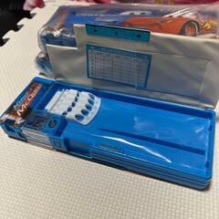 筆箱 小学生男の子、カーズ柄両面 箱型 ペンケース 入学準備 鉛筆削りの画像