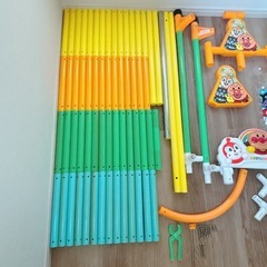 アンパンマン ジャングルジム 滑り台・ブランコ付きの画像