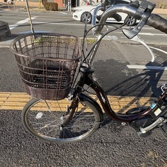 中古24インチYAMAHA電動アシスト自転車　12.3Ah 大阪の画像