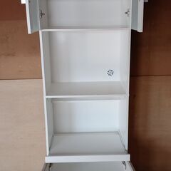 ニトリ レンジ台 フォルムN RE1860 WH 食器棚 2024年製の画像