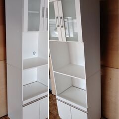 ニトリ レンジ台 フォルムN RE1860 WH 食器棚 2024年製の画像