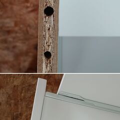 ニトリ レンジ台 フォルムN RE1860 WH 食器棚 2024年製の画像