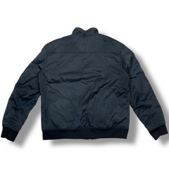 H&MジャケットLバイカー風防寒着ブラック黒レトロ古着ポケットつきの画像