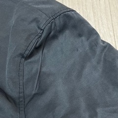 H&MジャケットLバイカー風防寒着ブラック黒レトロ古着ポケットつきの画像