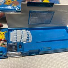 筆箱 小学生男女の子、ポケモン柄両面箱型 ペンケース 入学準備 鉛筆削りの画像