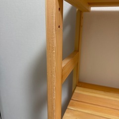 木製4段棚の画像