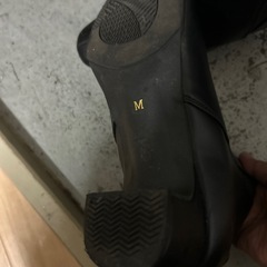 しまむら購入　ブーツ　黒の画像