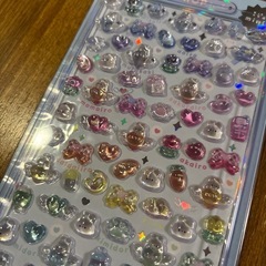 ④ボンボンドロップシール　うさぎミニの画像