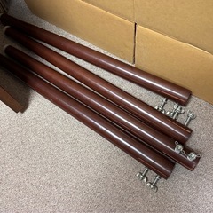 広く出来る食卓テーブルの画像