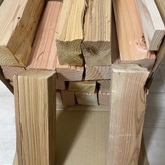 薪　木材詰め合わせ　80サイズ　21センチ　①   　キャンプ　焚き火　BBQの画像