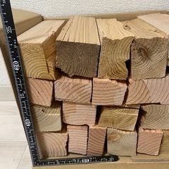 薪　木材詰め合わせ　80サイズ　21センチ　①   　キャンプ　焚き火　BBQの画像