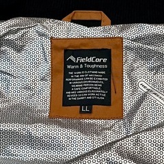 ワークマンFieldCoreダウンベストLL アルミ素材防寒着の画像
