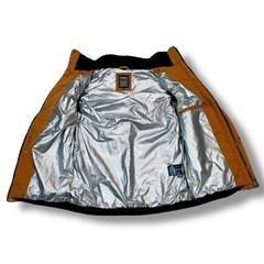 ワークマンFieldCoreダウンベストLL アルミ素材防寒着の画像