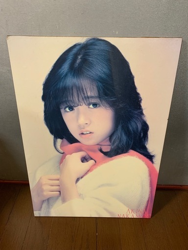 ★中森明菜・木製パネルポスター★【希少レア】