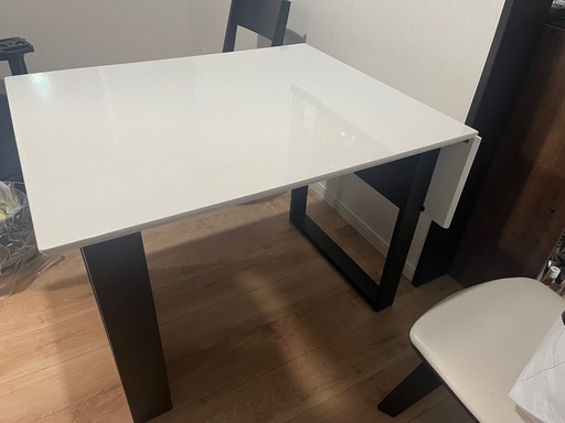 【4点完備】ニトリ伸張式ダイニングセット