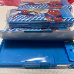 筆箱 小学生男の子、スパイダーマン 柄両面 箱型 ペンケース 入学準備 鉛筆削りの画像
