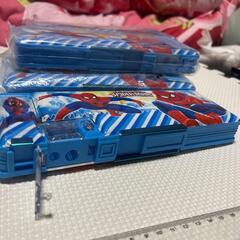 筆箱 小学生男の子、スパイダーマン 柄両面 箱型 ペンケース 入学準備 鉛筆削りの画像