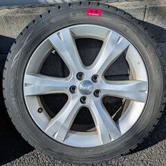 スタッドレスタイヤ4本セット 17インチ スバル純正ホイールの画像