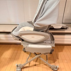 ユラリズム オート プレミアム AC ピスタチオグリーン 電動ハイローチェア の画像