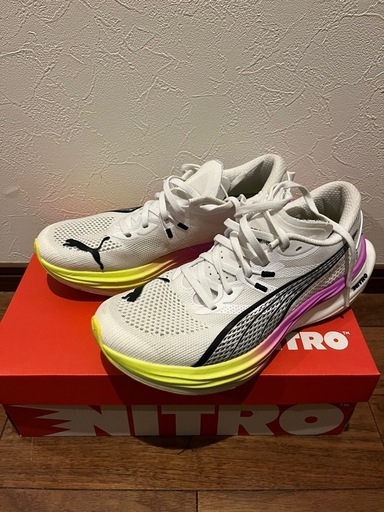 26cm　プーマ　ディヴィエイトニトロ3 ランニングシューズ