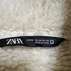 ZARA　B-3 フェイクムートンジャケット ボアの画像