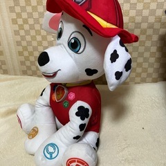 パウパトロール　マーシャル　ぬいぐるみの画像