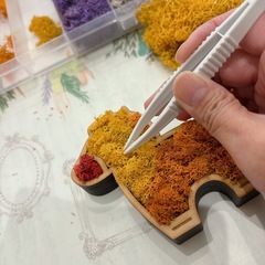 馬の置物🐴スカンディアモスアート体験の画像