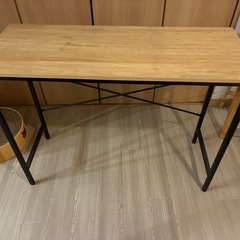 カウンターテーブル　ナチュラルの画像