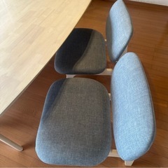 ニトリ　ダイニングテーブル　チェアセットの画像