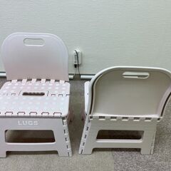 折りたたみ椅子（背もたれ付き）　まとめ買いOKの画像