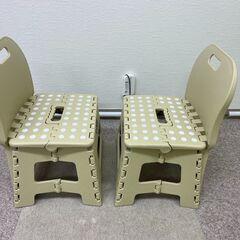 折りたたみ椅子（背もたれ付き）　まとめ買いOKの画像