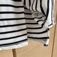 ハニーズ　七分袖カットソー　Ｍ　ボーダートップスの画像