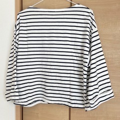 ハニーズ　七分袖カットソー　Ｍ　ボーダートップスの画像