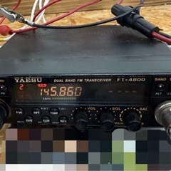 YAESUOFMトランシーバー◎マイク付き◎デュアルバンド◎FT-4800◎MH-26A8◎ヤエス◎アマチュア無線◎無線機の画像