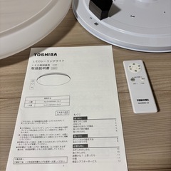 TOSHIBA LEDシーリングライト（2つで3000円！）の画像