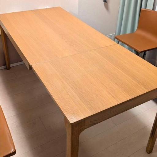 IKEA EKEDALEN 伸長式テーブル 120/180×80cm オーク (ymym) 石場の