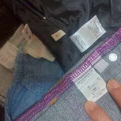 デニムスカート　ショートパンツ　の画像