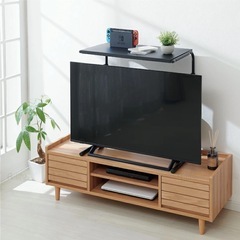【美品】テレビ 上 ラック 伸縮  TVラック TV台 ディスプレイ モニター ホームシアター  テレビ上ラック テレビ台 テレビラックの画像