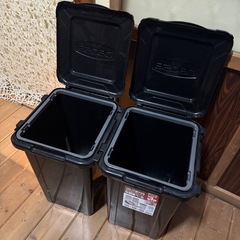 ジョイント式ゴミ箱2個セット
の画像