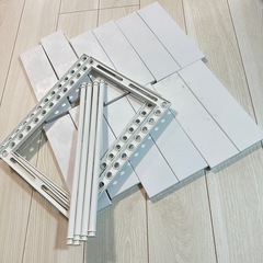 ニトリ　シンク下収納伸縮ラック　イータ　幅46-74cm 奥行30cmの画像