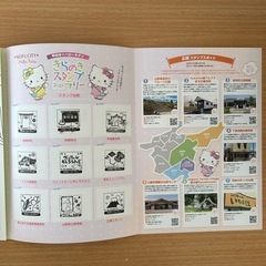 2025 甲府市×ハローキティ きらめきスタンプラリー 台紙の画像